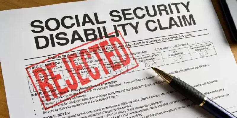 Rejected Social Security Form